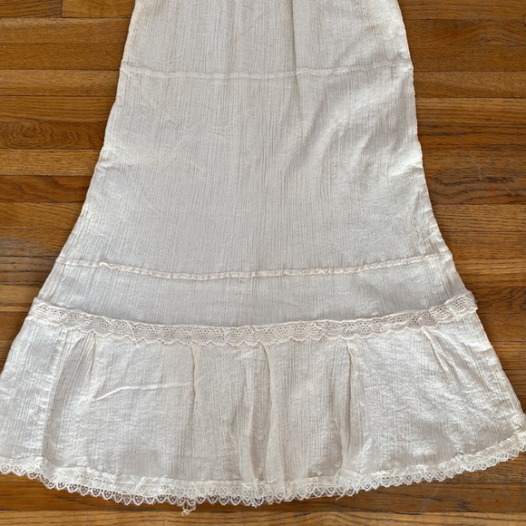 Vintage Crinkle Gauze Boho Prairie Dress 🌾 - Picture 5 of 10